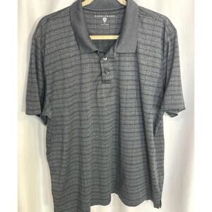 Saddlebred Polo Gray Dress Shirt Men's Size XL